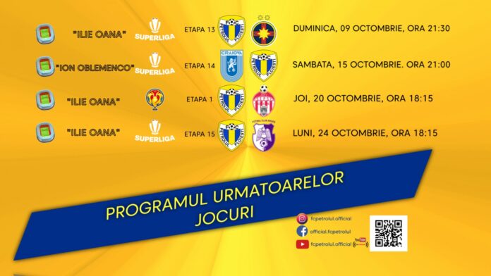 Programul infernal al Petrolului: patru meciuri tari în campionat și unul în Cupa României