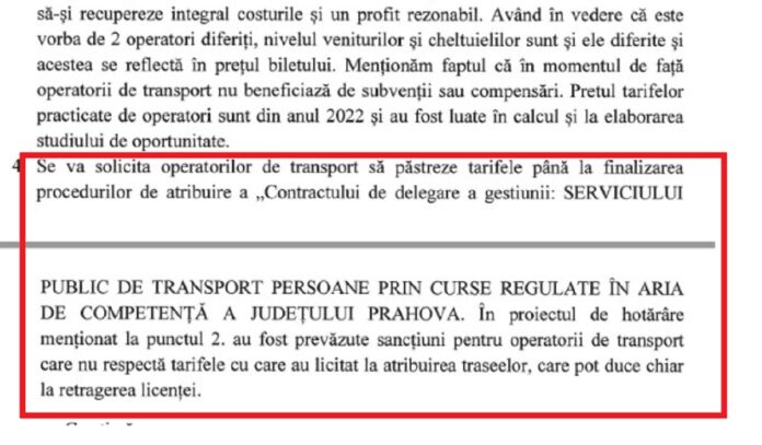 CJ Prahova solicită transportatorilor din județ să nu mai scumpească biletele pentru navetiști [DOCUMENT]