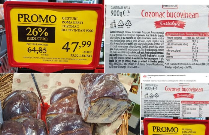 Promoție la cozonacul de Paște. Reacția Asociației pentru Protecția Consumatorilor din România