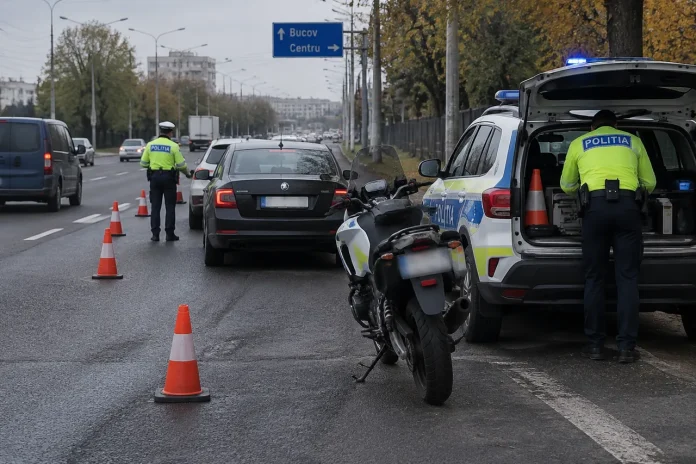 Filtru pe strada Ștrandului din Ploiești
